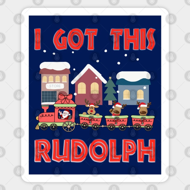 I got this Rudolph Magnet by Blended Designs